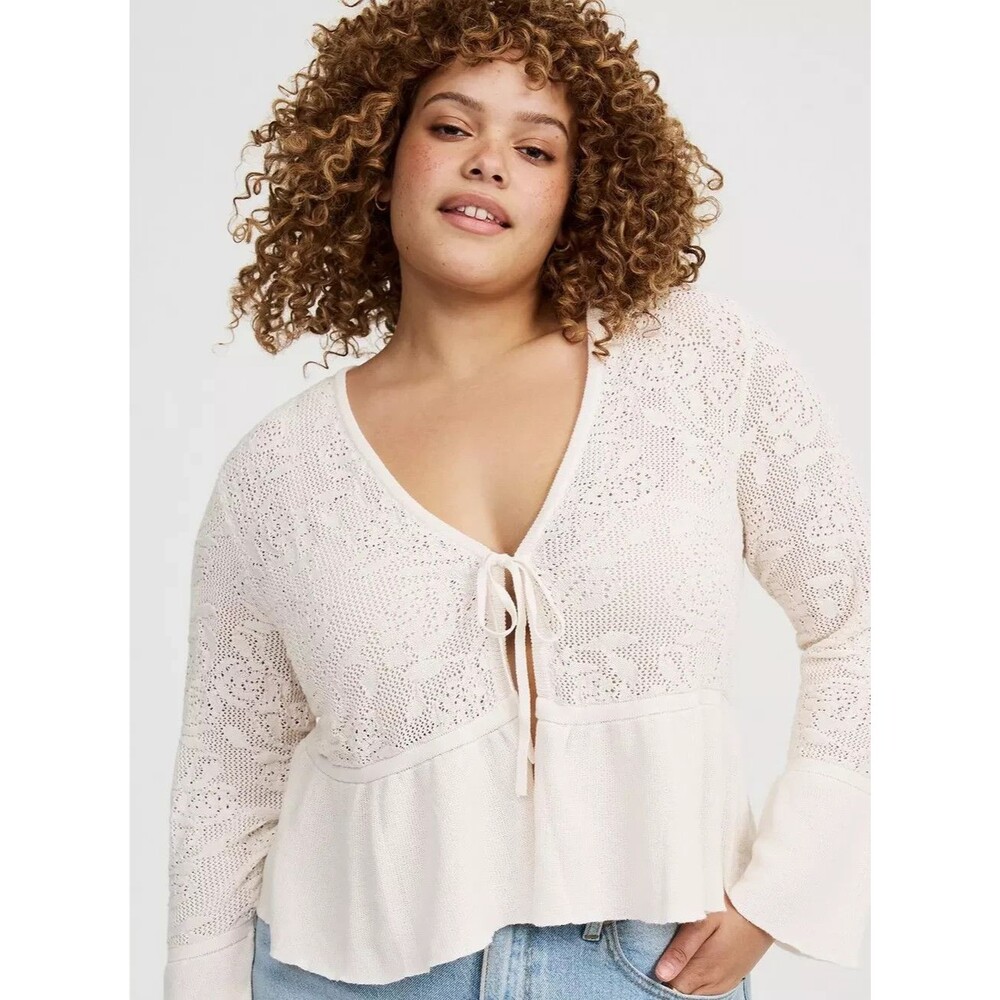 Torrid Size 2X Tie Front Cardigan K11